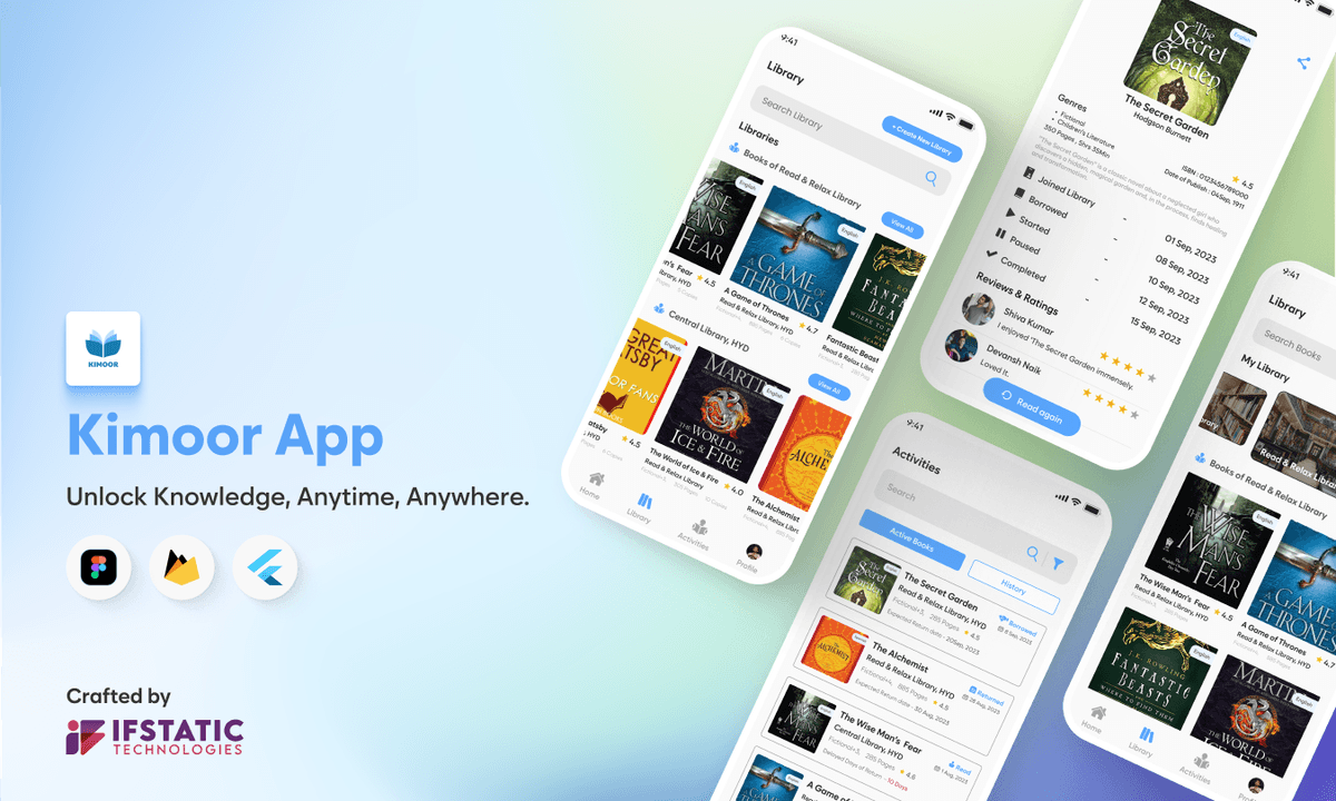 Kimoor – Smart Book Renting & Reading Tracker App
