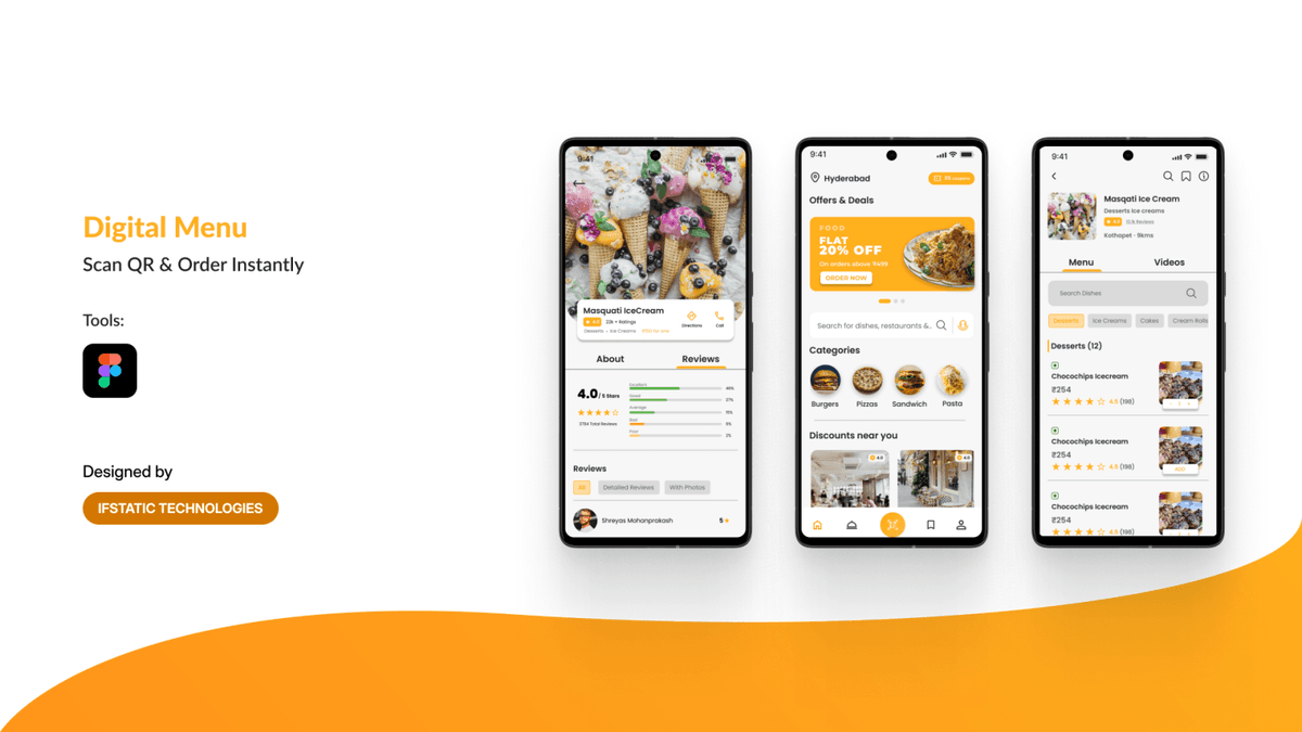 Digital Menu – Scan QR & Order Instantly