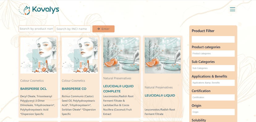 Kovalys Sciences Website Design screenshot 5