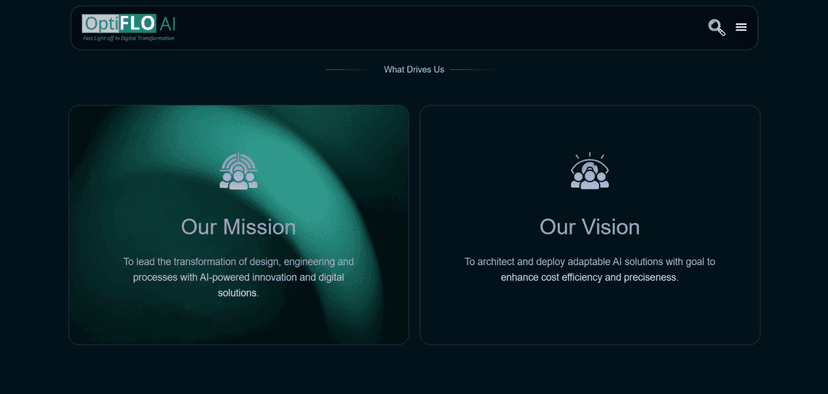 Optiflo AI Website Design screenshot 2