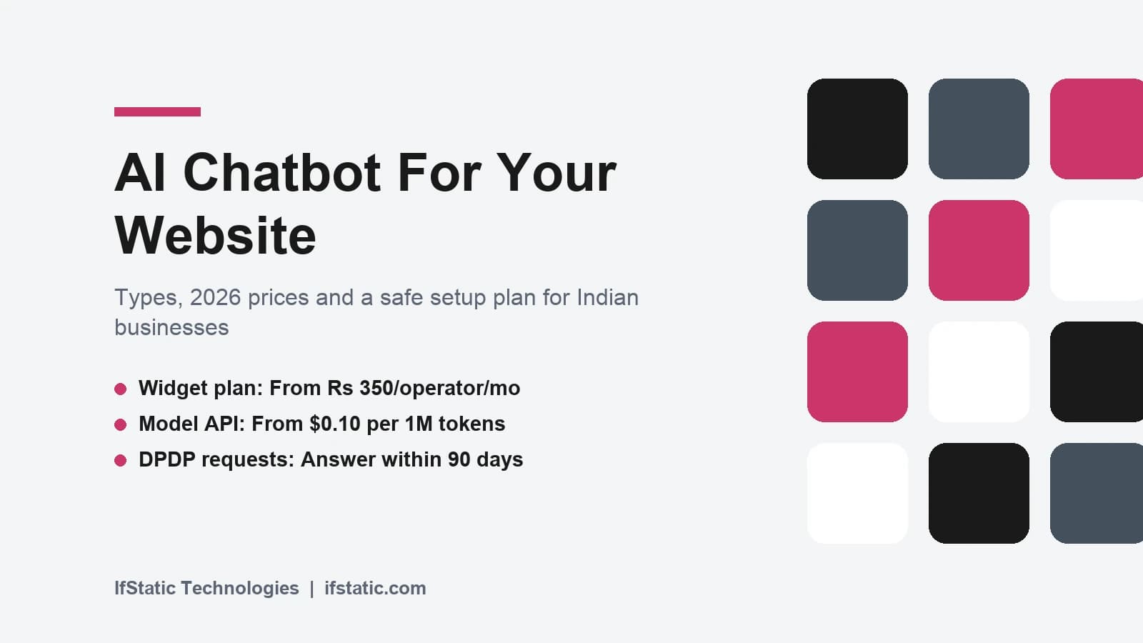 AI Chatbot for Website: Types, Real Costs and a Safe Setup Plan