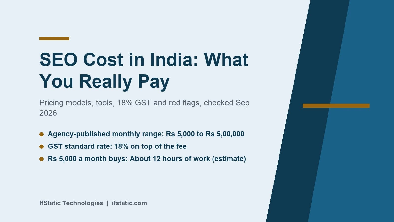 SEO Cost in India: An Honest Pricing Guide for 2026