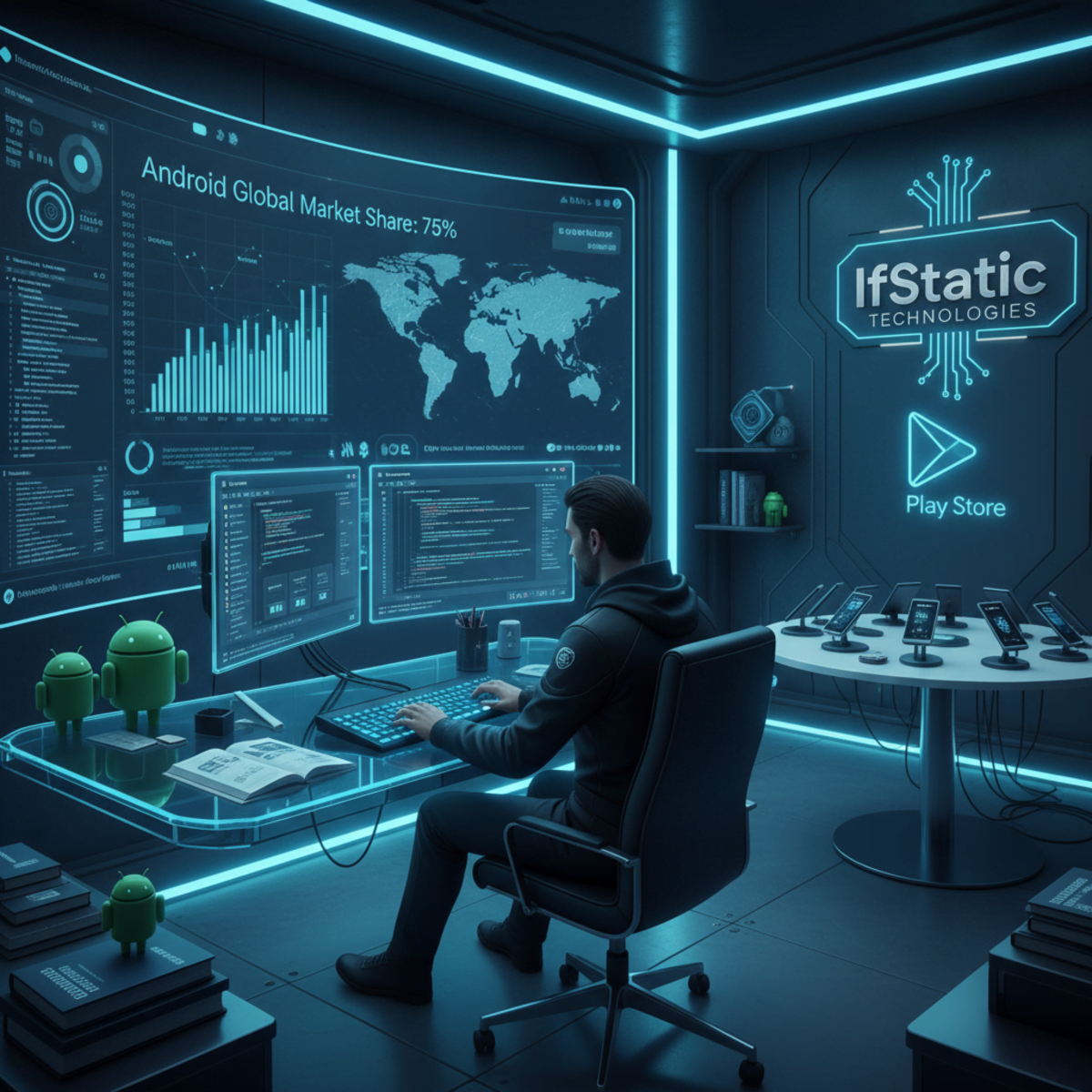 What is the process of Android mobile app development?