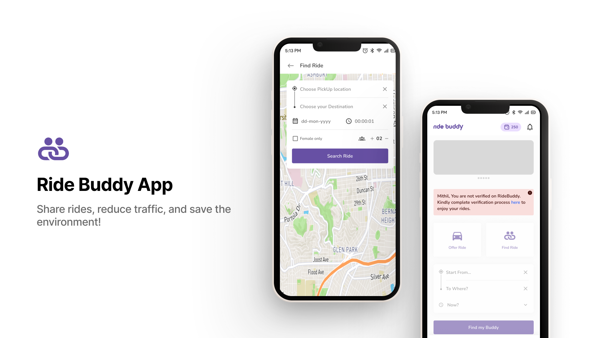 Ridebuddy - Carpool & Enjoy